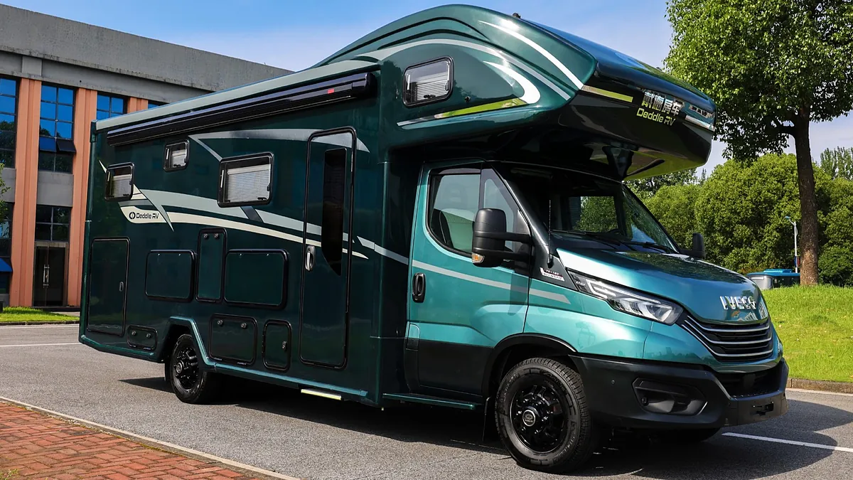 La autocaravana de lujo china que está fabricada totalmente en fibra de ...