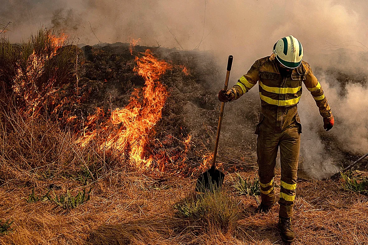 Ola de incendios: zona catastrófica para el infierno rural