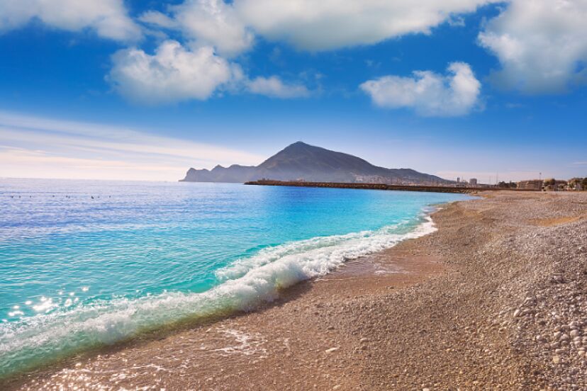 Así son las playas de Altea.