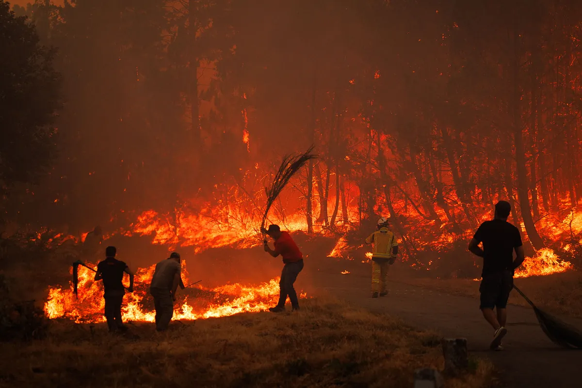 Los incendios en España dejan ya dos muertos y varios heridos graves