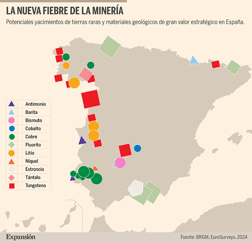 Los yacimientos de tierras raras en España: potencial, ubicación y situación actual 3 17417299147523